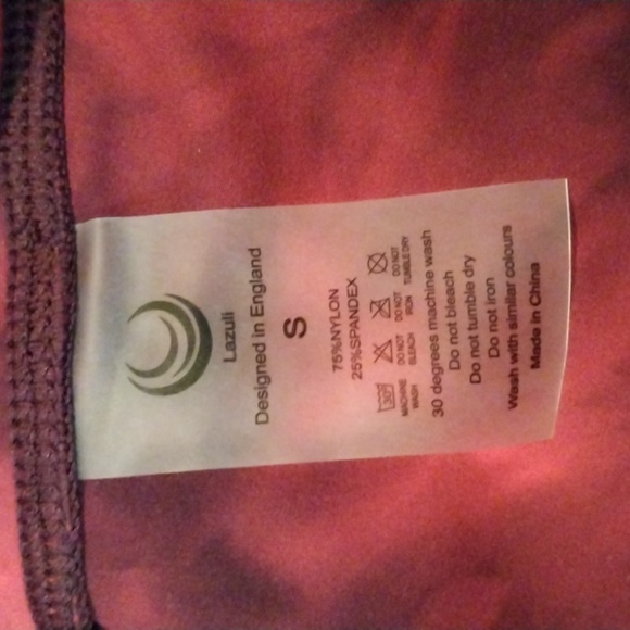 LAZULI LABEL Women's Tie Dye Lava Red Leginngs Size Small - Picture 4 of 4